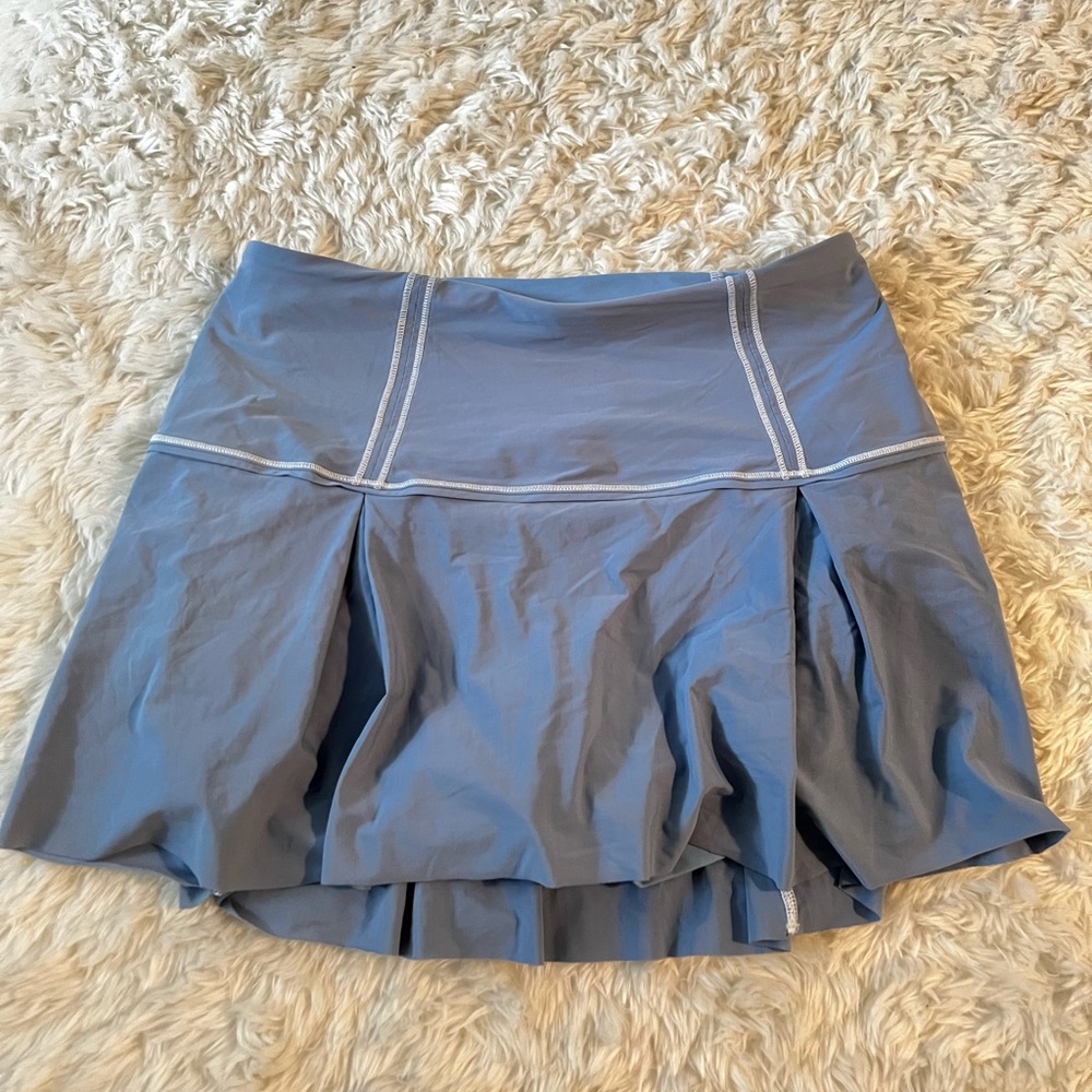 lululemon athletica Slate Blue Pleated Skater Skirt